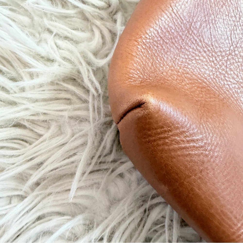 Madewell Zip Top Mini Transport Tote in English Saddle Leather - Picture 6 of 10